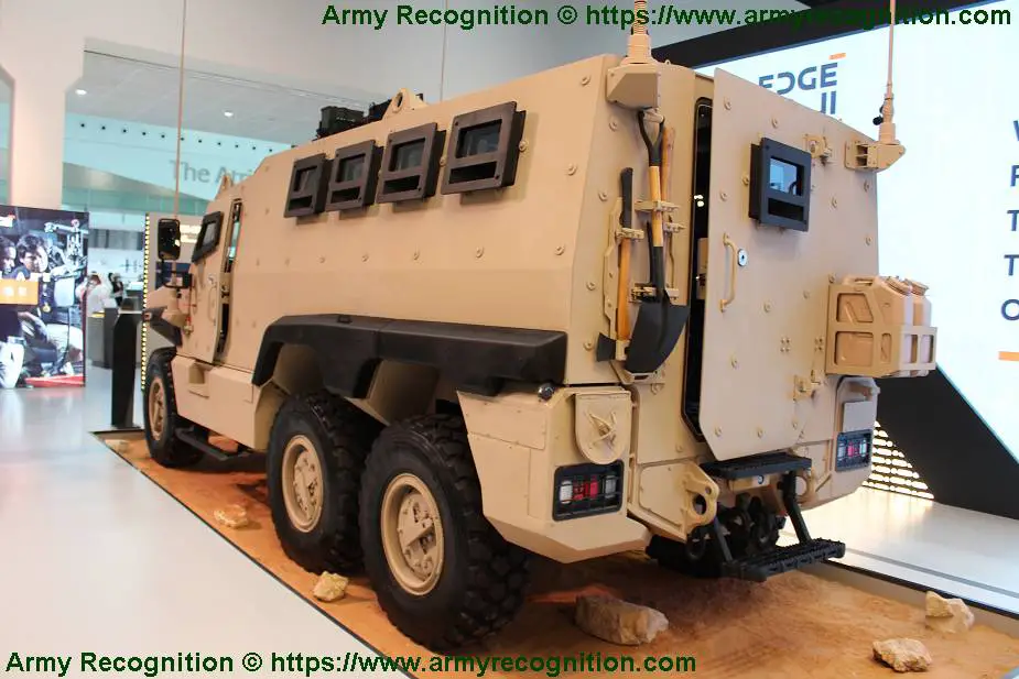 Hafeet Mk 2 NIMR EDGE represents latest technology of 6x6 armored vehicle IDEX 2021 925 002
