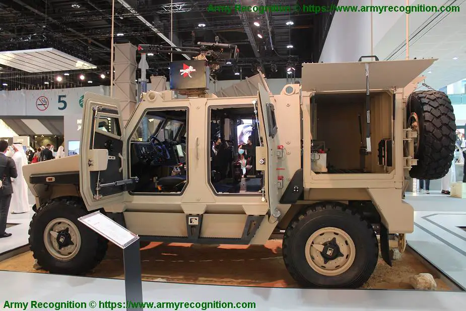 NIMR Ajban Mk 2 new generation of UAE made 4x4 wheeled armored vehicle IDEX 2021 925 002