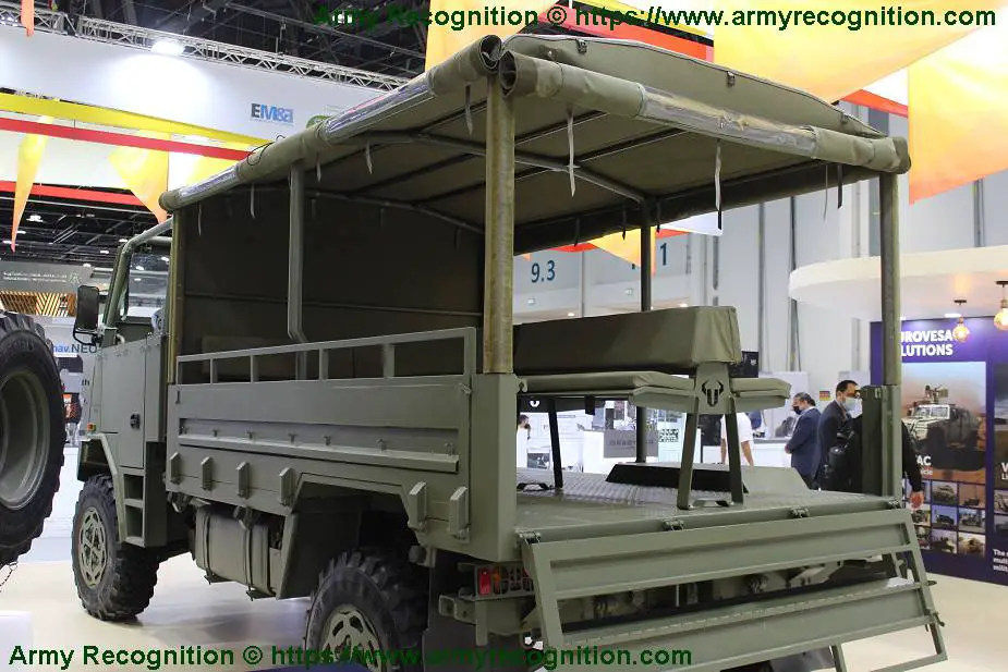 URO displays its VAMTAC SK light truck designed for Special Forces 925 002