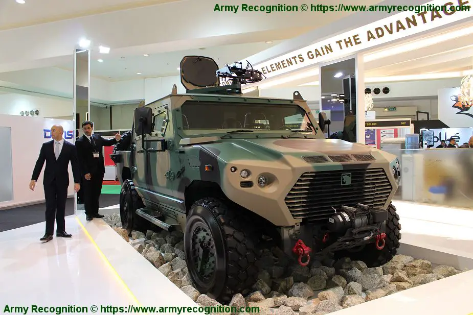 Ajban 440A 4x4 protected patrol military vehicle 4 man armoured cab Nimr Automotive UAE United Arab Emirates defense industry 925 001