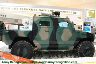 Ajban Class 440A 4x4 wheeled light tactical protected vehicle United Arab Emirates right side view 001