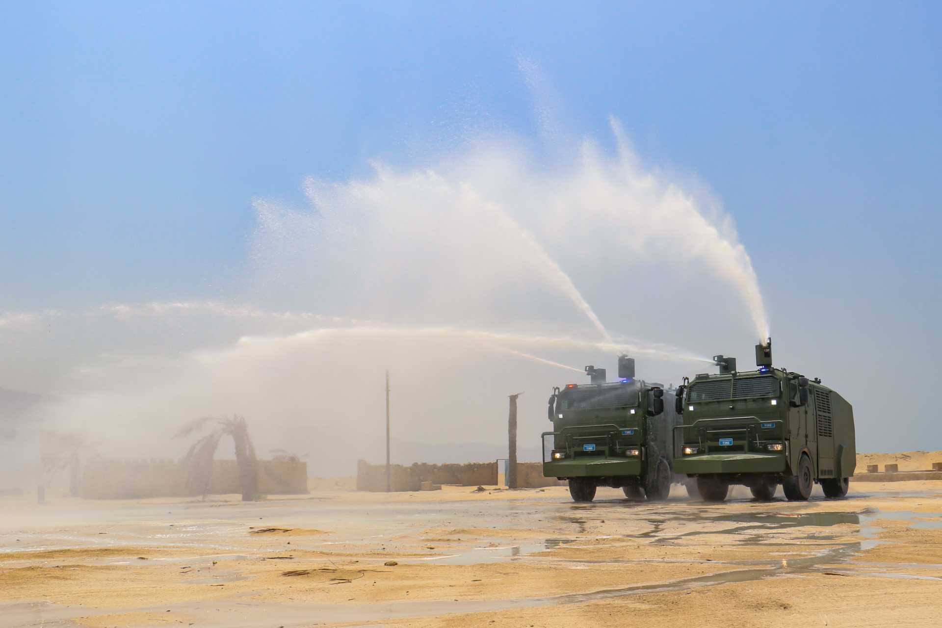 IAG Armored Water Cannon Riot Control 4x4 6x6 vehicle UAE specifications technical data fact sheet pictures video