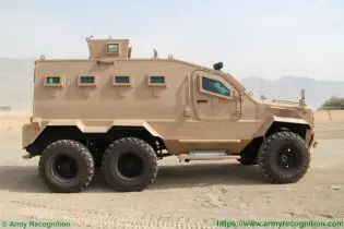 Guardian Xtreme APC 6x6 MRAP Mine Resistant Ambush Protected vehicle IAG United Arab Emirates right side view 001
