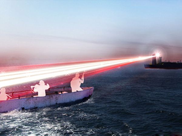 BAE Systems has successfully demonstrated a prototype device that will serve as an effective non-lethal deterrent against pirate attacks on commercial vessels such as oil tankers and container ships. 
