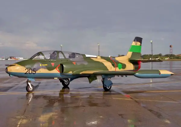 Libyan strongman Moammar Gadhafi challenged the allies' no-fly zone for the first time today, sending up a warplane 'Galeb' over the city of Misrata where it was quickly shot down by French fighter jets, a senior French military official said.
