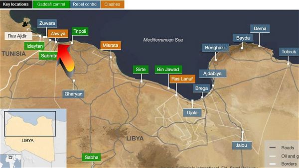 An official at one of Libya’s biggest oil refineries has said they have had to shut down the complex in Zawiyah because of fierce fighting. 
