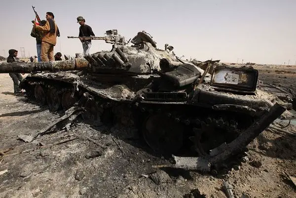 French warplanes destroyed five Libyan military aircraft at an airbase in Misrata. Britain’s defence ministry said Tornado GR4 planes hit Libyan targets in both Misrata and Ajdabiya. 