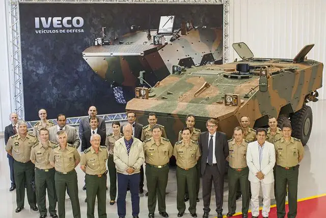In December 2012, The Italian Defence Company IVECO has delivered the first batch of VBTP-MR Guarani 6x6 armoured vehicle to the Brazilian army. This delivery is the first of the contract of $246 million signed by IVECO Defence Vehicles and the Department of Science and Technology of the Brazilian army to manufacture 86 units of the Guarani for 2014. 