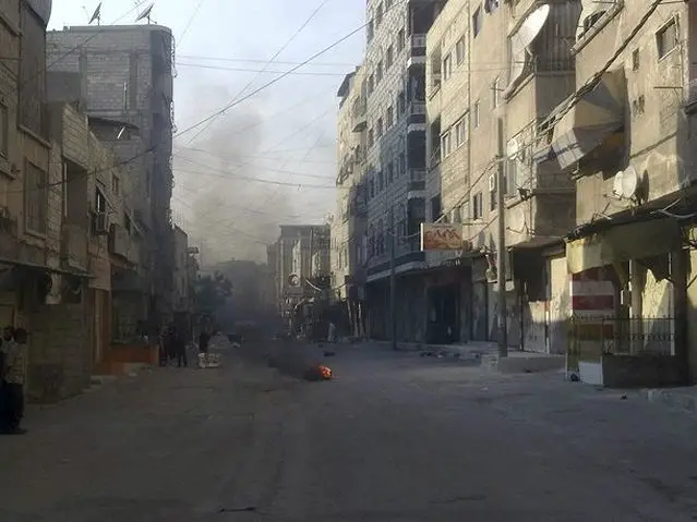 The clashes between the government armed forces and the Free Syrian army have continued overnight and after daybreak Tuesday, July 17, 2012, in a number of rebellious Damascus' southern neighborhoods, which have emerged as strongholds for armed insurgency.