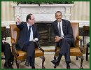 Visiting French President Francois Hollande said at the White House on Friday, May 18, 2012, that he stood by the pledge to withdraw French forces from Afghanistan by the end of 2012. "I recalled to President Obama that I had made a promise to withdraw our combat troops from Afghanistan at the end of 2012," Hollande said after meeting with U.S. President Barack Obama. 
