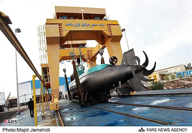 Iran launched a new Sina 7 missile launching frigate, two BH7 "Tondar" hovercrafts and two Qadir class light submarines in its waters in the Persian Gulf on Wednesday November 28th on the occasion of the National Day of Navy.