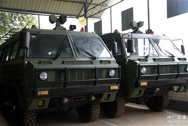 Chinese army takes delivery of new military equipment and vehicles to patrol border of the country. PAPF (People's Armed Police Force) border security forces guard China's land and sea borders, as well as its ports and airports. 