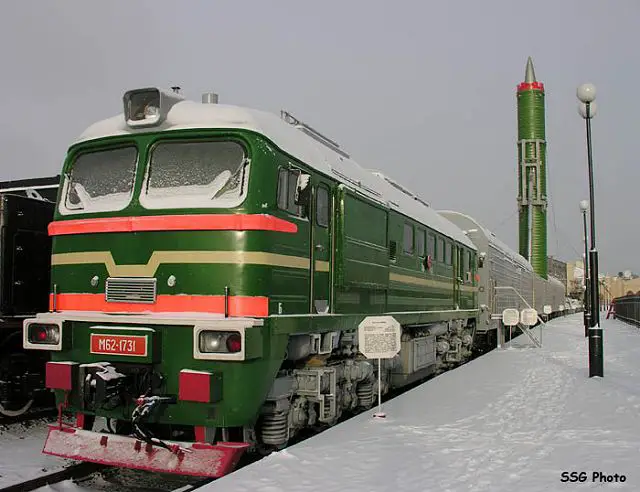 Russia will draft a plan in the coming year to deploy train-mounted nuclear missiles as a potential response to the United States’ Prompt Global Strike program, the commander of its Strategic Missile Force said on Wednesday, December 18, 2013. The work will be carried out by the Moscow Institute of Thermal Technology – the developer of the submarine-launched Bulava nuclear missile – in the first half of next year.