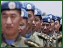 The first batch of 135 peacekeepers in Mali have conducted the mission's first defense drilling operation to improve emergency handling capabilities, according to the Chinese Ministry of National Defense on Friday, December 13, 2013.