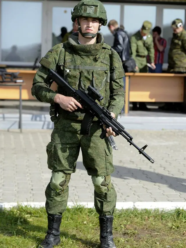 The Russian Defense Ministry will start mass purchases of domestically designed “future soldier” gear in 2014, Defense Minister Sergei Shoigu said. The gear, dubbed Ratnik, comprises more than 40 components, including firearms, body armor and optical, communication and navigation devices, as well as life support and power supply systems, and even knee and elbow pads.