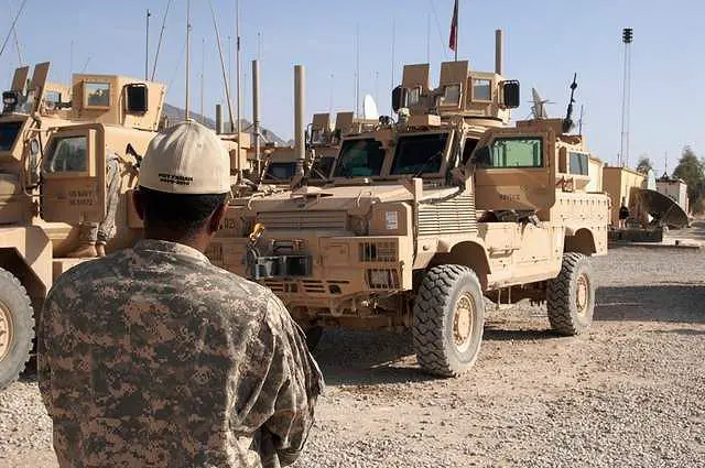 The United States is trying to sell or dispose of billions of dollars in military hardware, including sophisticated and highly specialized mine resistant vehicles as it packs up to leave Afghanistan after 13 years of war, officials said Monday, March 31, 2014. But the efforts are complicated in a region where relations between neighboring countries are mired in suspicion and outright hostility.