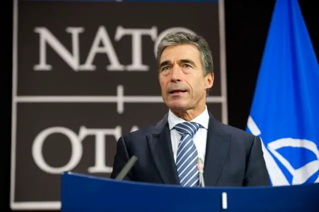 NATO chief Anders Fogh Rasmussen said in an interview published Sunday, August 3, that the alliance would draw up new defense plans in the face of "Russia's aggression" against Ukraine, urging members to up their military spending.