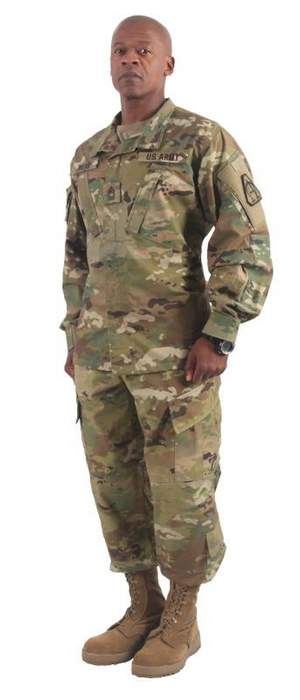 Combat uniforms featuring the United States Army's newest camouflage pattern will be available for sale in the summer of 2015, officials announced Thursday. The U.S. Army is calling its new camo the Operational Camouflage Pattern, though it's been referred to in previous tests as Scorpion W2. The pattern, with a color palette of muted greens, light beige and dark brown, was developed by Army Natick Labs in Massachusetts.