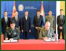Chinese and Serbian defense ministries Wednesday, July 23, 2014, signed a protocol by which China agreed to donate technical and medical equipment worth 355,000 euros (about 479,250 U.S. dollars) as a way of assistance after heavy floods hit the country mid-May.