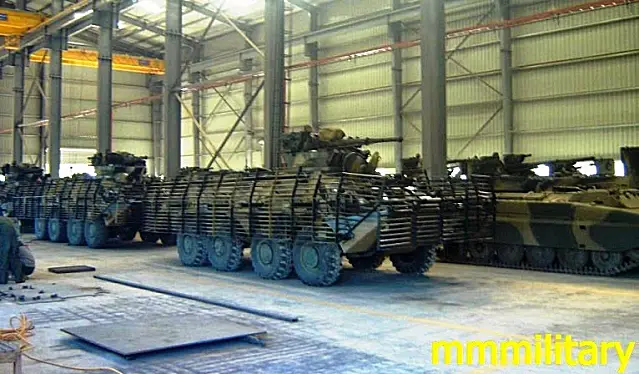 Myanmar started manufacturing of Ukrainian-made 8x8 armoured vehicle personnel carrier BTR-3U with spare parts supplied by Ukraine. Some pictures were released on Internet, showing assembly plant somewhere in Myanmar. Since 2003, the country has purchased 10 BTR-3U from Ukraine. 