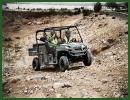 Polaris Industries Inc. (NYSE: PII), has engineered a Polaris® RANGER CREW® Diesel side-by-side utility vehicle with an integrated multi-power system, a first for vehicles in this category. A flip of a switch allows operators to power hydraulic, pneumatic, electric and welding equipment directly from the vehicle’s diesel engine through the integrated HIPPO™ Multipower™ System from the Mobile Hydraulic Equipment Company.