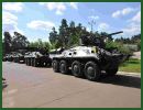 On June 25, 2014 the supply of next batch of five vehicles of BTR-3E armored personnel carriers for the needs of National Guard of Ukraine was carried out on the Kyiv Armored Plant, which is a member-enterprise of Ukroboronprom State Concern. This is the second batch of armored personnel carriers of such class, which was supplied to National Guard. In total 11 vehicles have been transferred so far. 