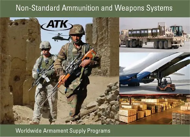ATK, a world-leading producer of ammunition, precision weapons and rocket motors, announced today that it has been awarded multiple contract awards with the U.S. government to supply non-U.S. standard ammunition (NSA) for the Department of Defense in support of international allies. The combination of awards received in August and September 2014 under ATK's Indefinite Delivery/Indefinite Quantity and Basic Ordering Agreement contracts total $203.7 million.