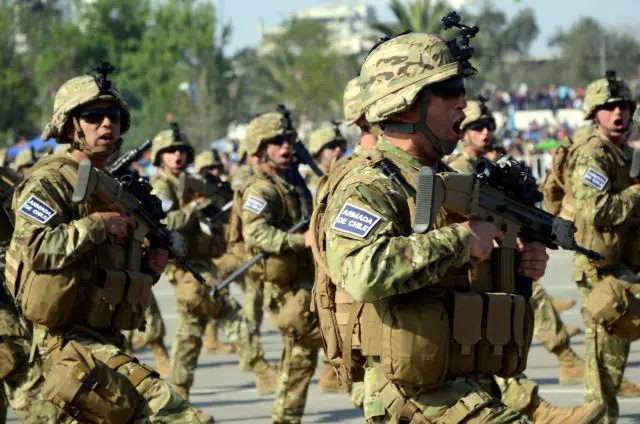 On September 19 was held at the Ellipse O'Higgins Park, Santiago, a Military Parade where the Chilean Army first introduced the new chilean assault rifles IWI ACE GALIL 22 NC and FN Herstal SCAR L. The parade was attended by 8,435 troops, including 4,613 members of the Army, 1,008 from Navy, 1,099 of the Chilean Air Force (FACH) and 1,715 carabinieri. 