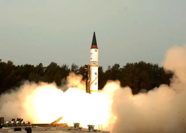 India September 11, 2014, successfully test-fired its indigenously built nuclear capable Agni-I missile, which has a strike range of 700 km, from a test range off Odisha coast as part of a user trial by the Army. The surface-to-surface, single-stage missile, powered by solid propellants, was test-fired from a mobile launcher at about 11.11 hrs from launch pad-4 of the Integrated Test Range (ITR) at Wheeler Island, about 100 km from here, Defence Research and Development Organisation (DRDO) spokesman Ravi Kumar Gupta said.