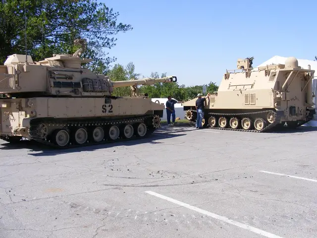 U.S. military personnel and defense contractors celebrated delivery of the first low-rate initial production M109A7 Self-Propelled Howitzer to the Army during a ceremony here, April 9. The M109A7, produced by BAE Systems, will replace the current M109A6 Self-Propelled Howitzer, formerly known as the Paladin Integrated Management program, as one of the Army's most critical combat vehicle modernization programs. 