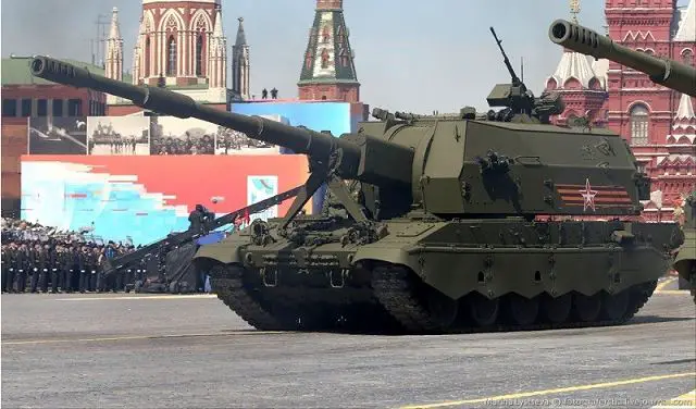 The latest generation of Russian-made MBT Armata T-14, armoured infantry fighting vehicle T-15 and 2S35 self-propelled howitzer will be demonstrated at the 10th Anniversary International exhibition of arms, military equipment and weapon Russia Arms Expo 2015 which will be held from the 9 to 12 September 2015. 