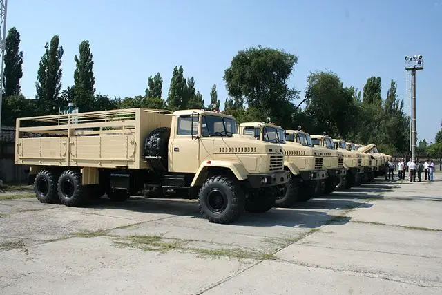 Egypt will take delivery of KrAZ-6322 6x6 long chassis military truck tactical vehicles 640 001
