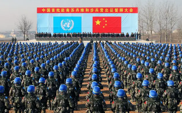 China starts sending second batch of peackeeping infantry battalion to South Sudan 640 001