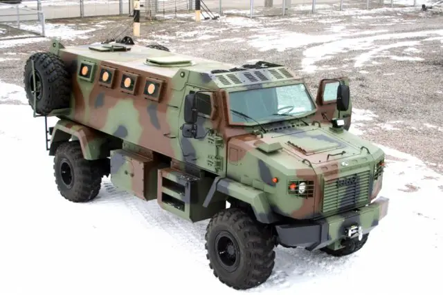 New KrAZ-5233 Shrek 4x4 armored vehicles of Ukrainian army ready to be deployed in the frontline 640 001