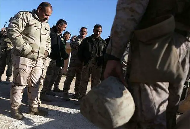US Marines provide C-IED Counter-Improvised explosive device training to Iraqi soldiers 640 001