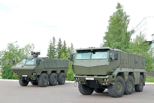 The Russian Southern Military District received 20 more KamAZ “Typhoon” MRAP armored personnel carriers last month. The armed units of the SMD are now equipped with about 50 Typhoon units. “As part of the planned refurbishment of the Southern Military District the compounds of special purpose received the first batch of new armored vehicles “Typhoon” in an amount of about 50 units,” the District representative said.