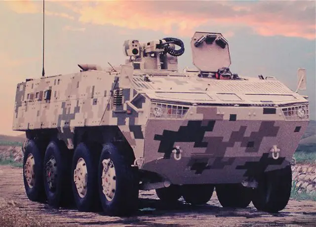 NORINCO VP10 8x8 wheeled armoured vehicle started testing phase 640 001