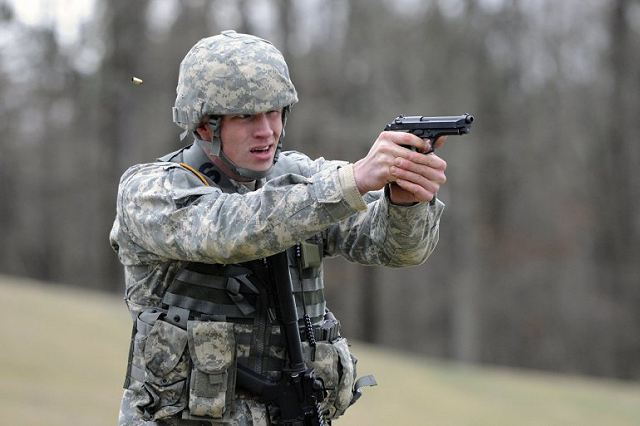 The U.S. Army moved closer to releasing its long-awaited solicitation for a new, modern handgun system when it hosted a fourth industry day for interested vendors at Picatinny Arsenal, New Jersey, July 8. The Army named the new weapon the "XM17" Modular Handgun System. It will replace the current M9 standard Army handgun with a more state-of-the-art weapon system.