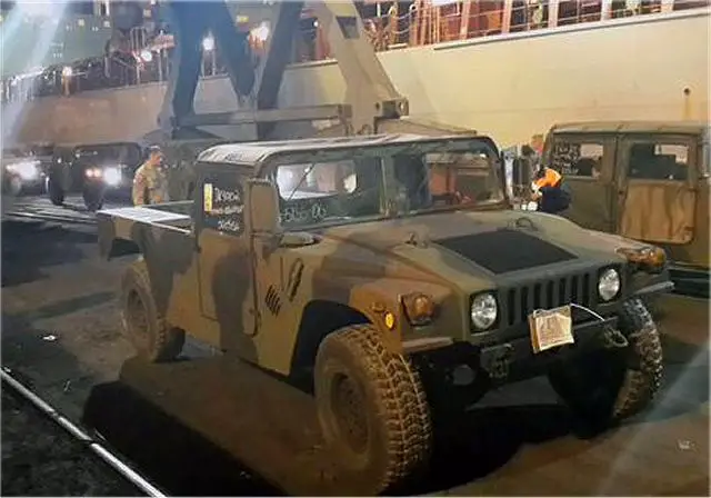 Ukraine took delivery of 100 additional Humvee 4x4 light tactical vehicles from United States 640 001
