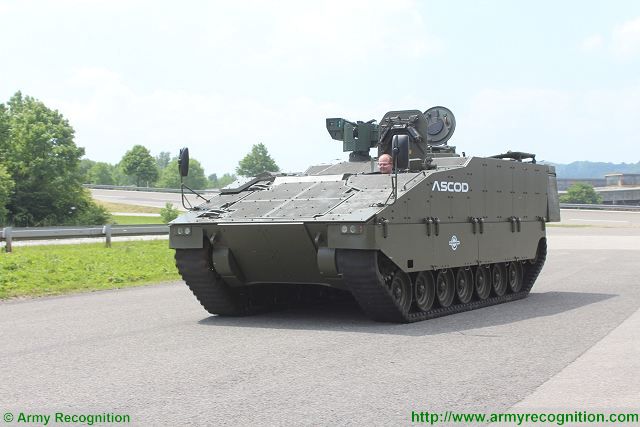 ASCOD APC light tracked armoured personnel carrier live demonstration and test drive 640 001