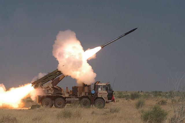 India army successfully test-fired its home-made Pinaka-II rocket from a military base near Pokhran in the western state of Rajasthan late Saturday, sources said on Sunday, May 31, 2015. Pinaka-II is the advanced version of Pinaka-I that is already introduced to the Indian Army and tested during the 1998 Kargil War, one of three major wars fought between India and Pakistan in the past 60 years.