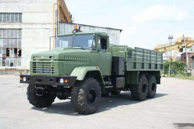 Off Road Trucks KrAZ-6322 6x6 All Wheel Drive to Be Operated in an African Country