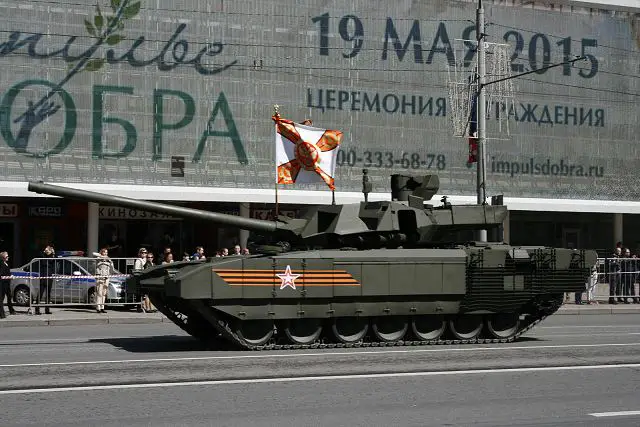 The new Russian-made T-14 Armata main battle tank can fight with only two crew members 640 001