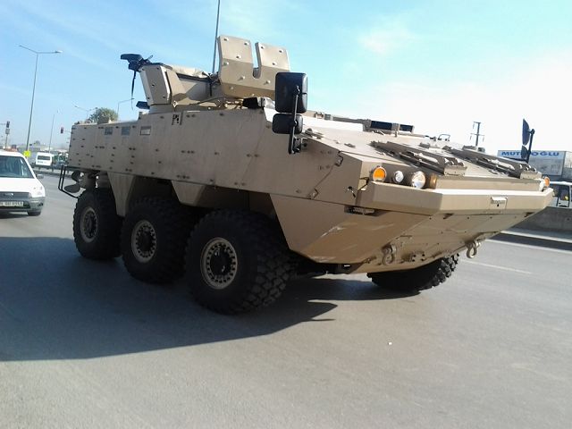 Bahrain armed forces equipped with Turkish-made Otokar Arma 6x6 armored personnel carrier 640 001