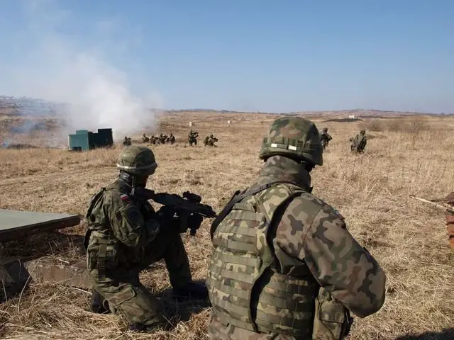 Czech and Polish paratroopers demonstrate their skills during Paratrooper Fire exercise