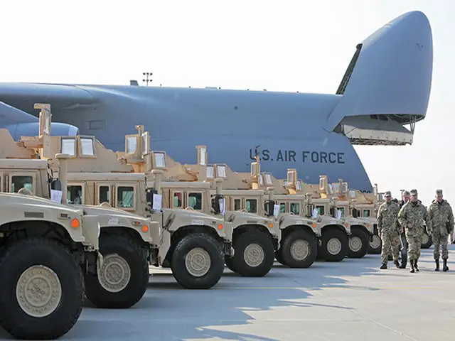 First batch of 10 US armored Humvees (HMMWV) delivered to Ukraine