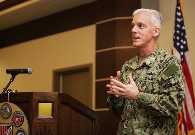 Although it will take time, the strategy to defeat the Islamic State of Iraq and the Levant, or ISIL, is working, and the military campaign against the terrorist group is having the desired effects. That was among the messages delivered Thursday by Rear Adm. Jim Malloy, deputy director of operations for U.S. Central Command, in a speech to the Tampa chapter of the Military Officers Association of America, or MOAA.
