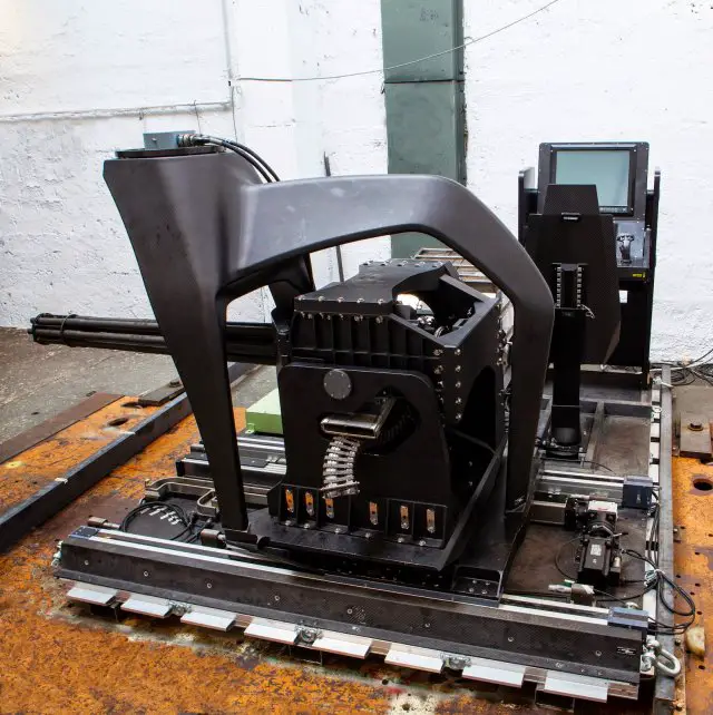 At IDEF 2015, which is held in Istanbul from 5-8 May, Italian company Oto Melara is showcasing for the first time the new 20mm Gunship for which commercial contacts with the Turkish aeronautic company TAI have already started. Gunship by Oto Melara is a palletized air-to-ground gun system, designed to be operated from military cargo aircraft, such as C130s (all versions), C27s or any other which has a standard military pallet (88’x108’) capability.