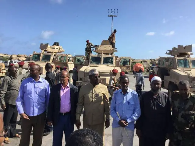 The government of the United Arab Emirates (UAE) has donated dozens of armoured vehicles to the interim regional administration of Jubba, Horseed Media reports. Interim leader of Jubba administration Ahmed Mohamed Madobe received the military hardware aid in the port town of Kismayo, which is also the capital of the administration. 