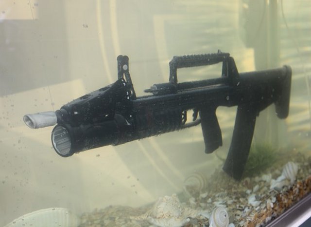 Serial production of the Russian made ADS underwater assault rifle scheduled for 2016 640 001
